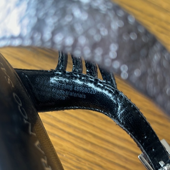 Brand new Franco Sarto shiny silver gray heels; great for going out! - Picture 5 of 5